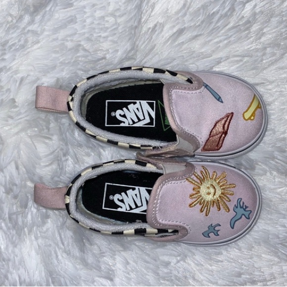 Vans size 5C toddler size 5 vans sneakers shoes slip on vans - Picture 7 of 7